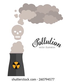 Toxic and Pollution design, vector illustration