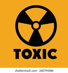 Toxic and Pollution design, vector illustration