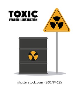 Toxic and Pollution design, vector illustration