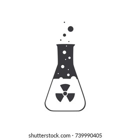 Toxic potion icon, vector illustration design. Halloween collection.