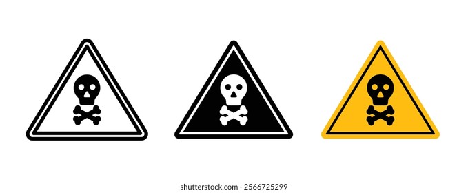 Toxic signs vector collection pack