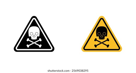 Toxic signs vector graphic pack