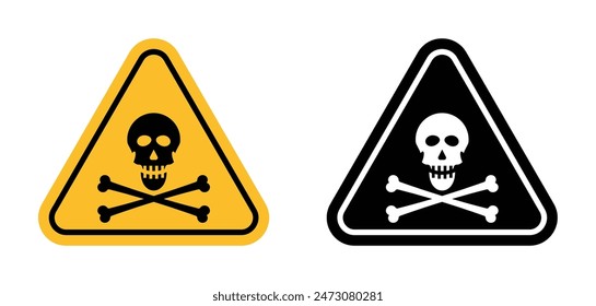 Toxic Substance Warning Sign Promote Safety in Hazardous Material Areas