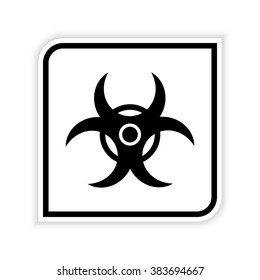 Toxic symbol  - vector icon