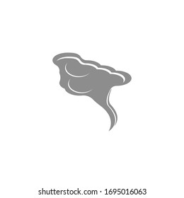 Toxic vapor texture logo template