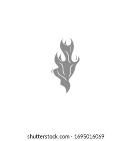 Toxic vapor texture logo template