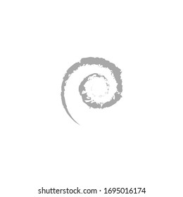 Toxic vapor texture logo template
