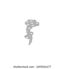 Toxic vapor texture logo template