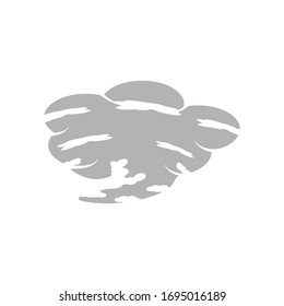 Toxic vapor texture logo template