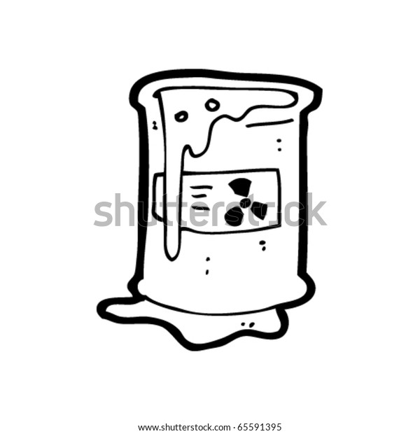 Toxic Waste Cartoon Stock Vector (Royalty Free) 65591395 | Shutterstock