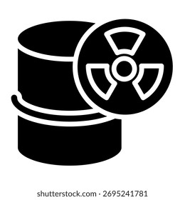 Elemento de icono de residuos tóxicos para el diseño