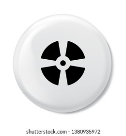 Toxicity icon in trendy flat style isolated on background. Toxicity icon logo, app, UI. icon Vector illustration, EPS10. - Vector 
