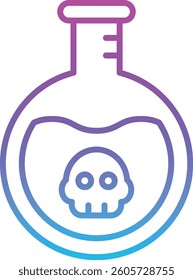 Toxicity vector icon. Can be used for printing, mobile and web applications.