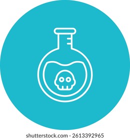 Toxicity vector icon. Can be used for printing, mobile and web applications.