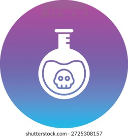 Vektorsymbol für Toxizität. Kann für Druck-, Mobil- und Web-Anwendungen verwendet werden.