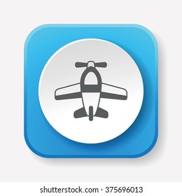 toy airplane icon