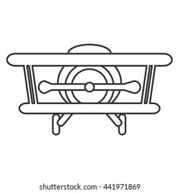 toy airplane icon