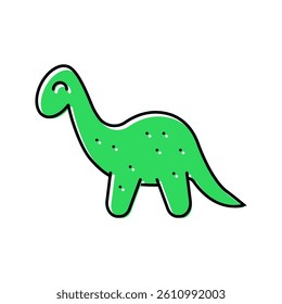 toy animal dinosaur toy child game play color icon vector. toy animal dinosaur toy child game play sign. isolated symbol illustration