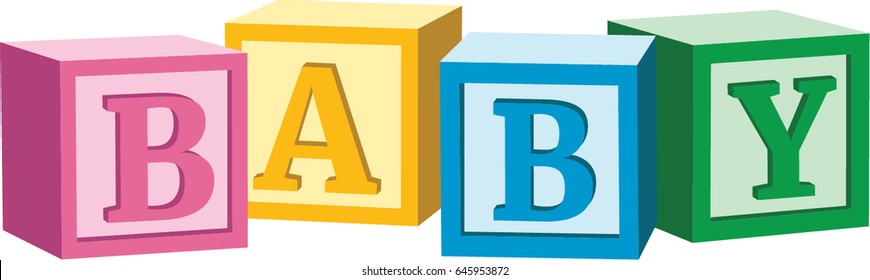 3d Baby Block Font Generator - Easy Block Letters