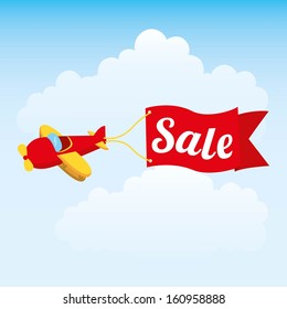 toy baby design over sky  background vector illustration