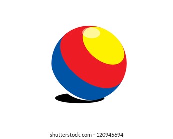Toy Ball with Shadow.