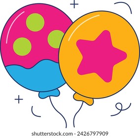 Toy balloon icon. balloon icon
