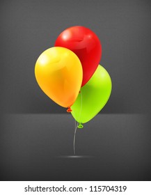 Toy balloons vector