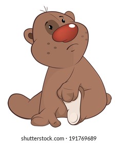 The toy bear cub cartoon 