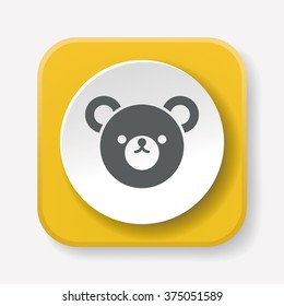 toy bear doll icon