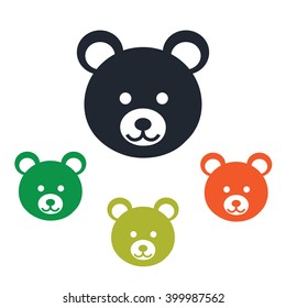 Toy bear icon
