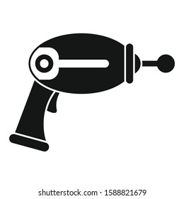 Toy blaster icon. Simple illustration of toy blaster vector icon for web design isolated on white background