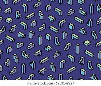 Spielzeugblock-Muster