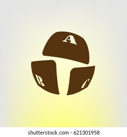Toy blocks flat icon