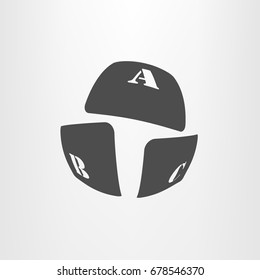 Toy blocks flat icon