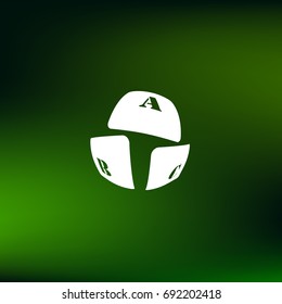 Toy blocks flat icon