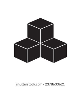 toy blocks icon vector template illustration logo design