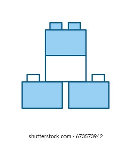 toy blocks structure icon