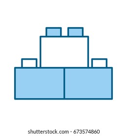 toy blocks structure icon