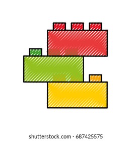 toy blocks structure icon