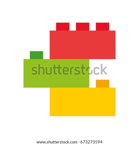 toy blocks structure icon