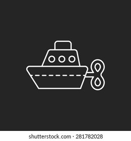 toy boat icon