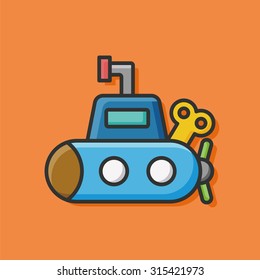 toy boat icon
