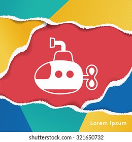toy boat icon