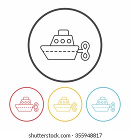 toy boat icon