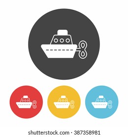 toy boat icon