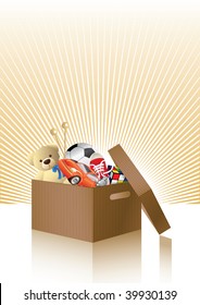 Toy Box. For More Cool Vectors See My Gallery.