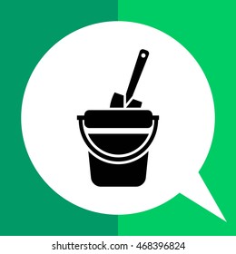 Toy bucket with spade
