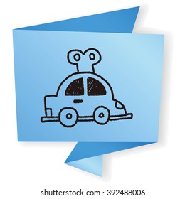 toy car doodle drawing