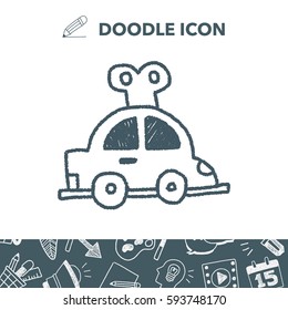 toy car doodle drawing