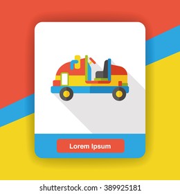 toy car flat icon